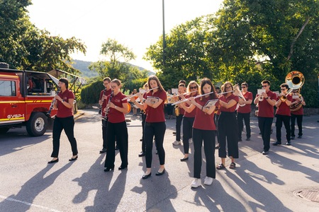 Slovesnost ob 40 letnici PGD Povir; Foto: Marko Pleterski